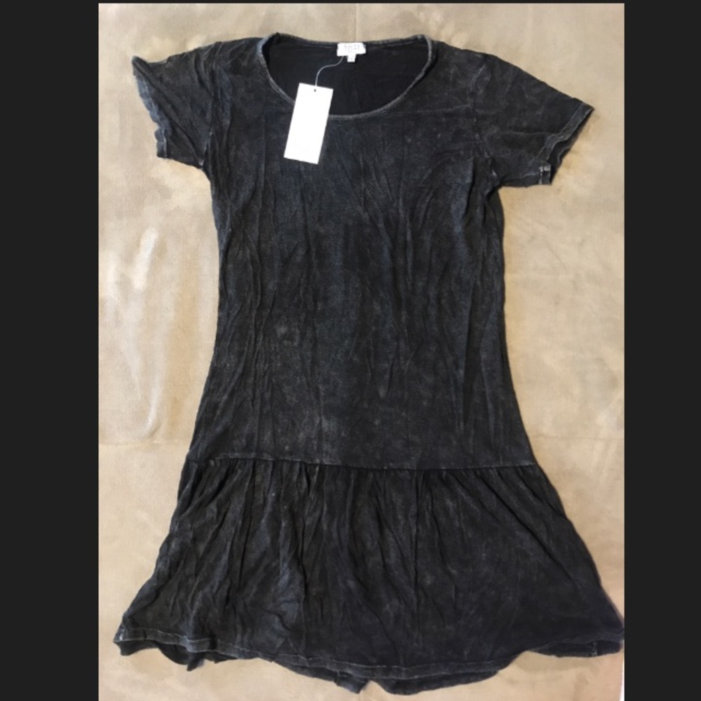 Black Acid Wash Shift Dress!